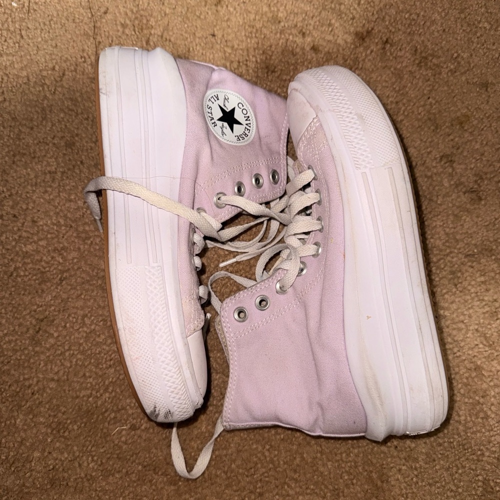 Converse Women's Pink High-Top Sneakers